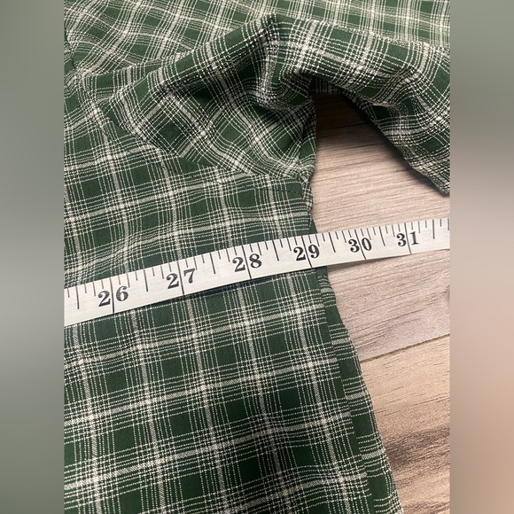 L.L. Bean Men’s Plaid Short Sleeved Button Up Shirt Size XXL 2XL Green Outdoors - Picture 8 of 9